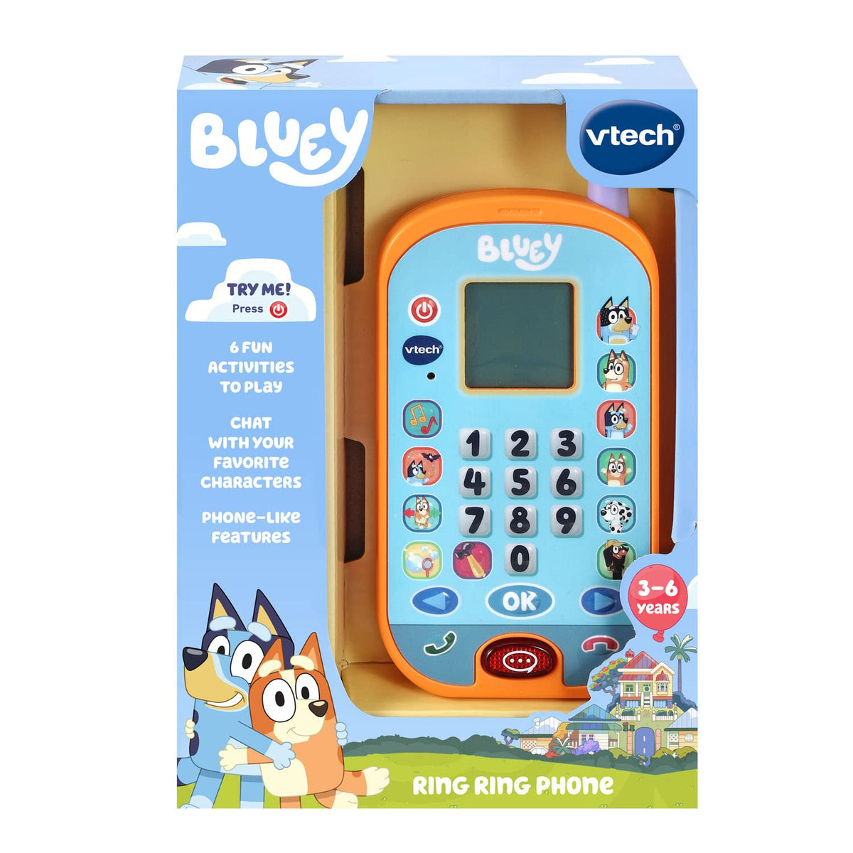 Bluey Ring Ring Phone with Games & Voice Activation