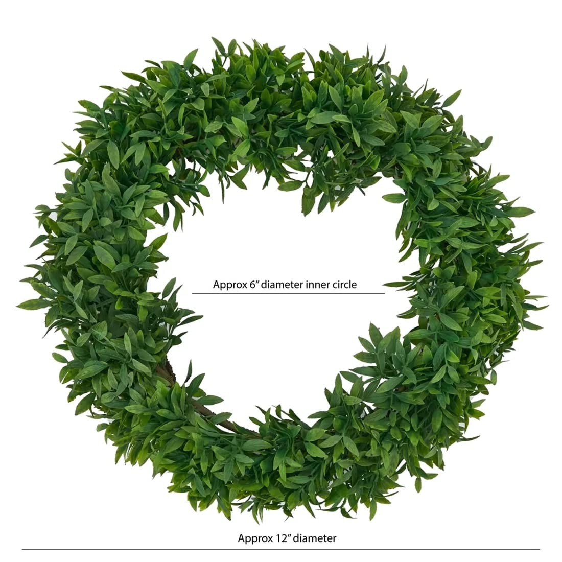 Fennco Styles Holiday Green Capsicum Wreath 12" Round