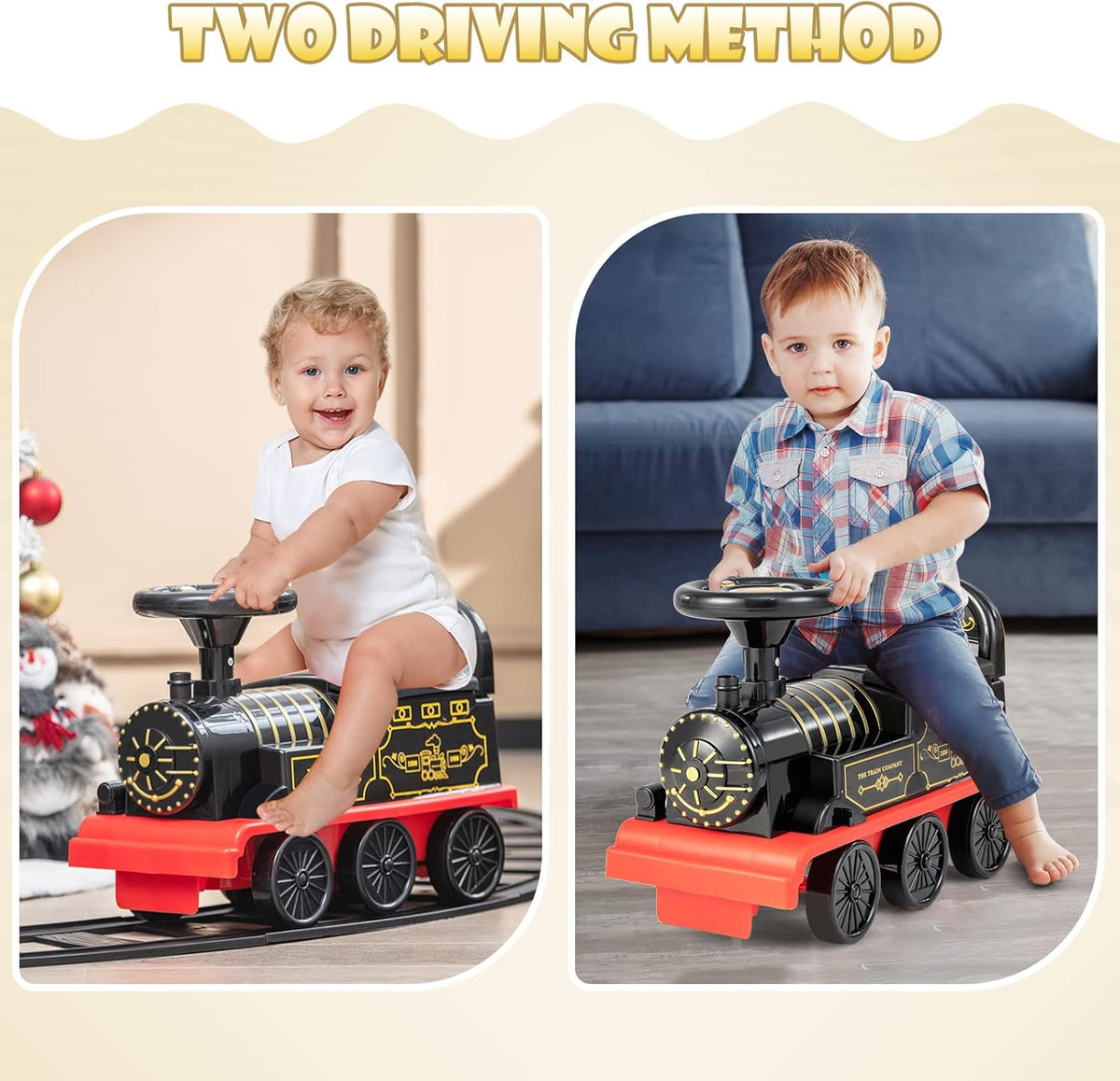 Rollplay Steam Ride-On Train