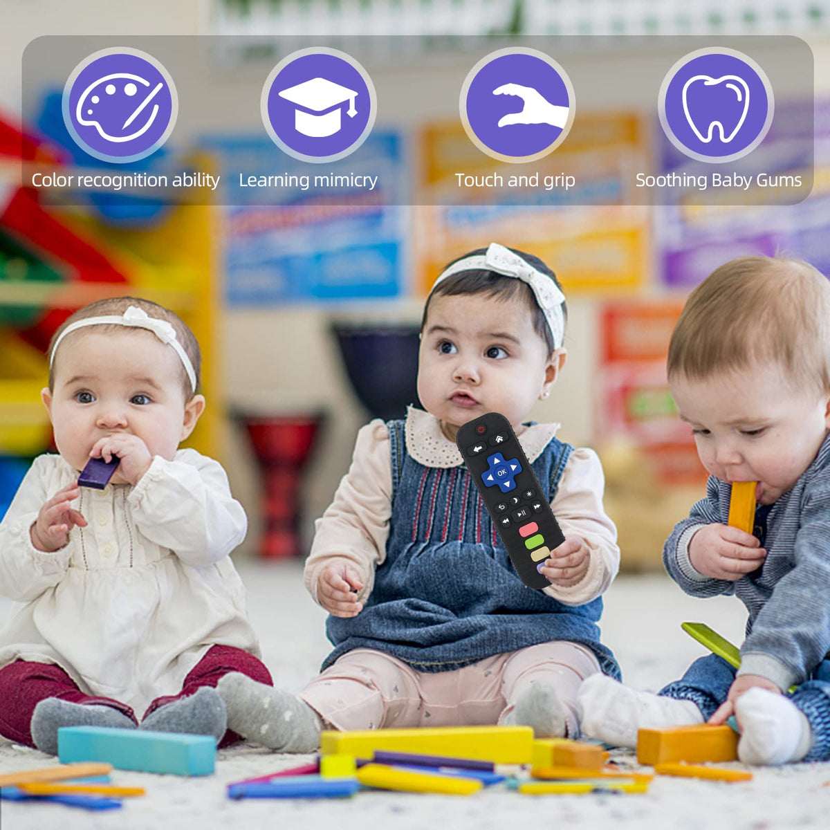 Remote-Control-Shaped Baby Teether