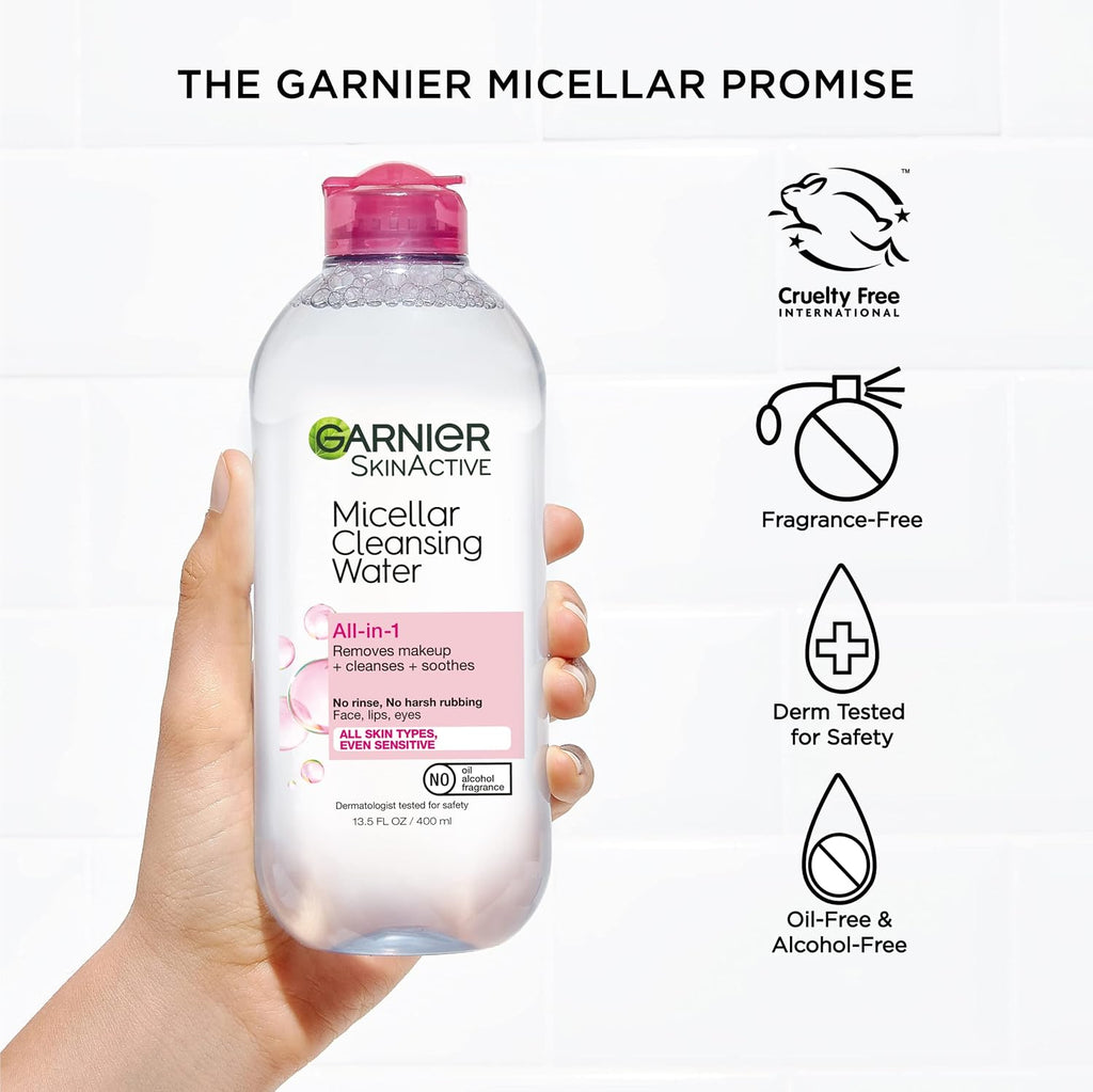 Garnier All-in-1 Micellar Cleansing Water, 3.4 fl oz
