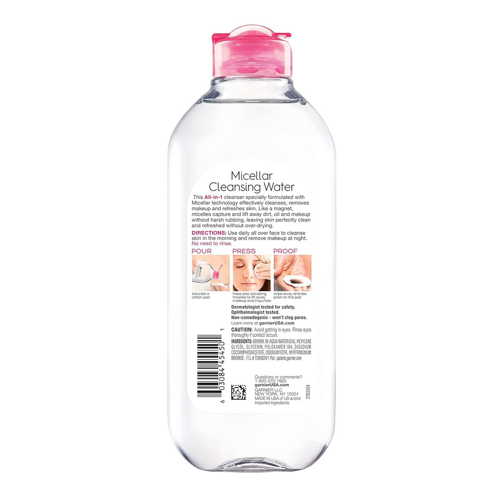 Garnier All-in-1 Micellar Cleansing Water, 3.4 fl oz