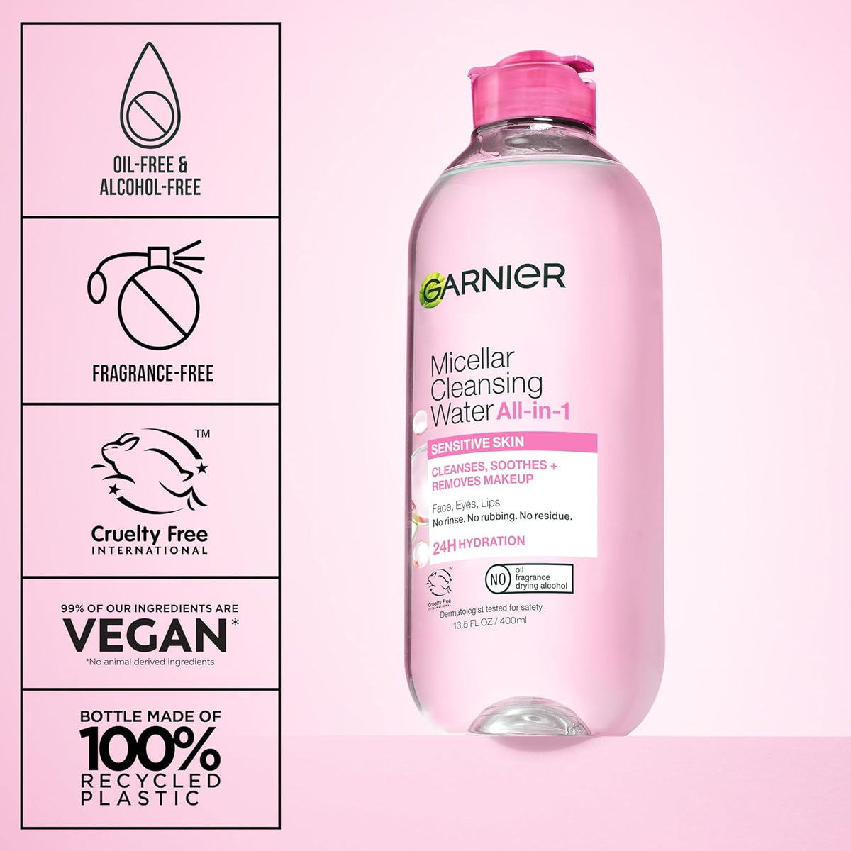 Garnier All-in-1 Micellar Cleansing Water, 3.4 fl oz