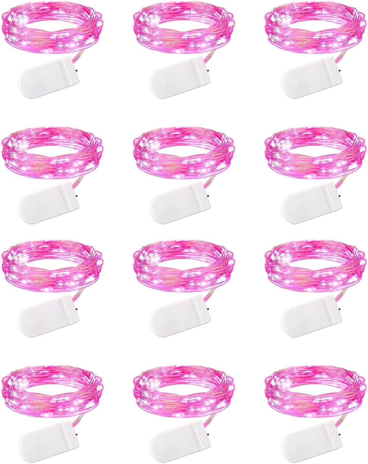 Micro LED Battery-Powered Fairy String Lights — 7 ft