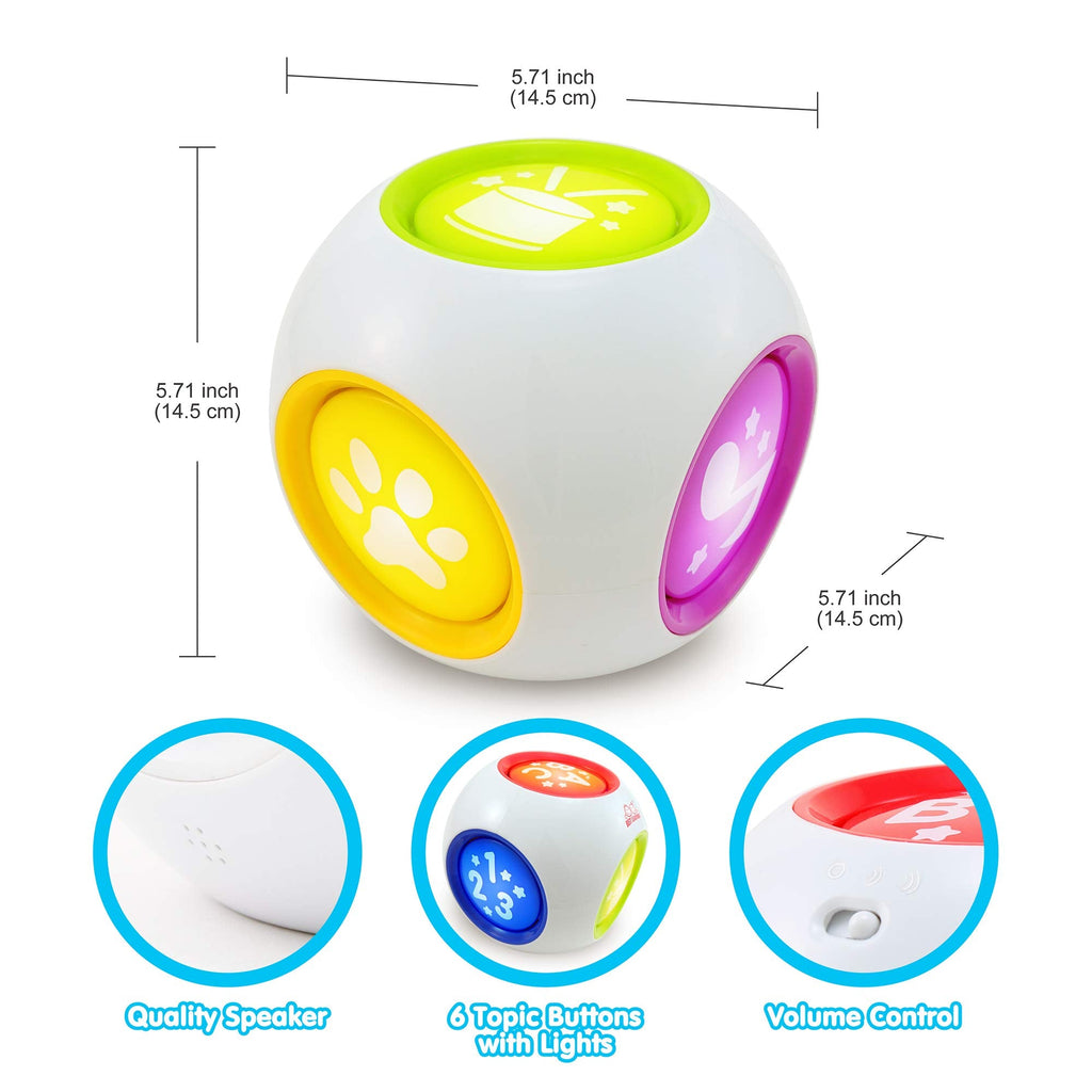 Interactive 3D Learning Cube – Toddler Educational Toy