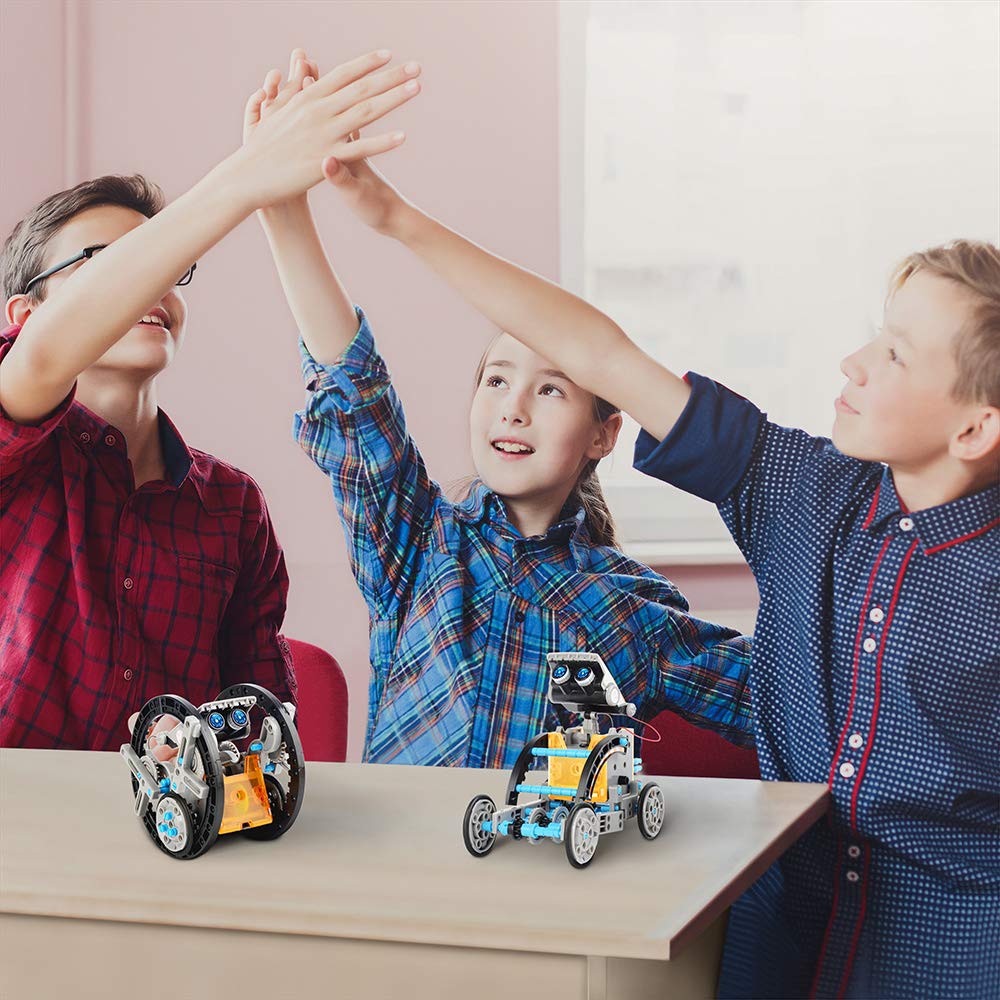 12-in-1 Solar STEM Robot Building Kit – Ages 8–13