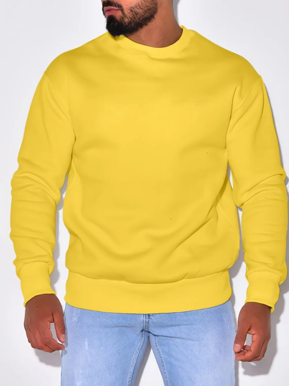Men's Plus Size Crewneck Sweatshirt