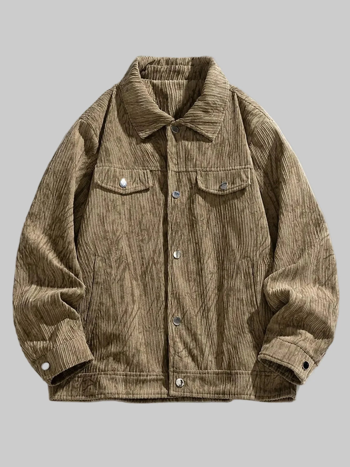 Men's Plus Size Corduroy Casual Jacket