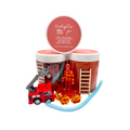 Fire Truck Play Dough Sensory Activity Kit