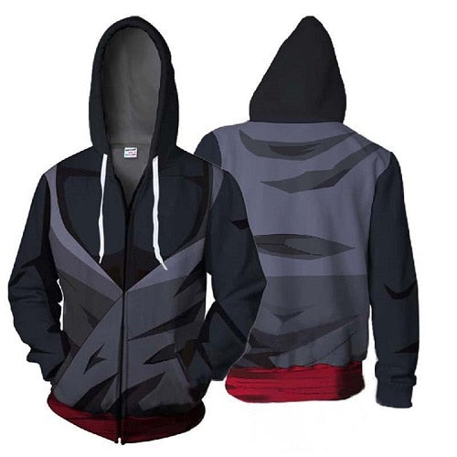 Men's Plus Size Graphic Zip Hoodie