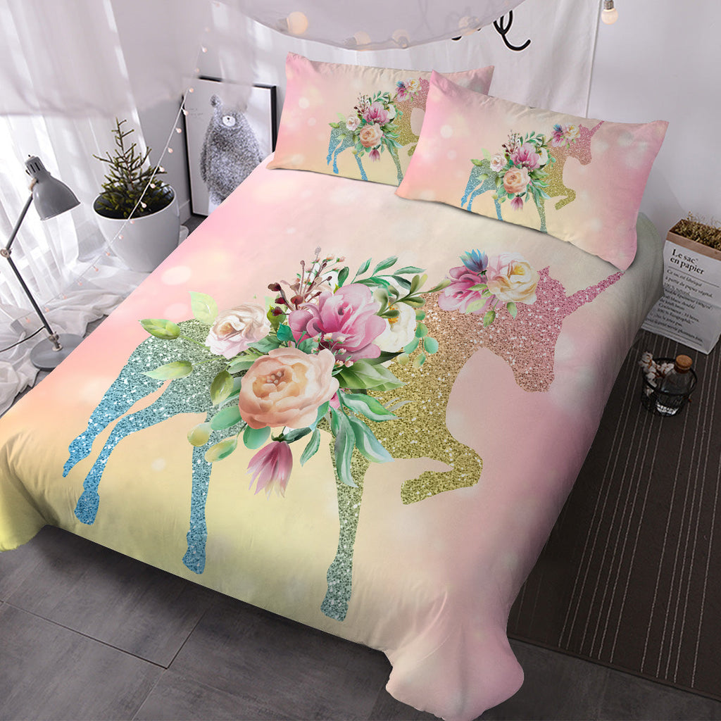 Kids' Cartoon Duvet Cover & Pillow Sham Set — 3 Pieces
