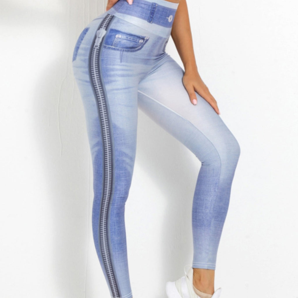 Denim Yoga Pants