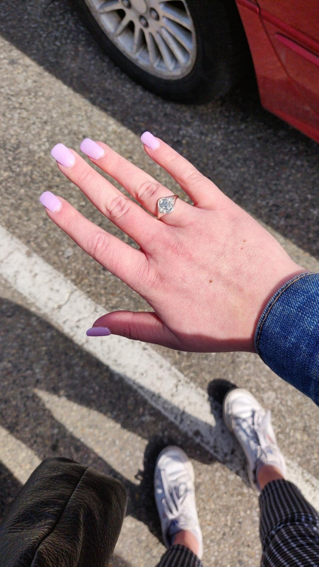 925 Sterling Silver Miraculous Medal Signet Ring