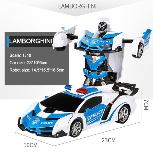 Transforming RC Car & Robot Toy