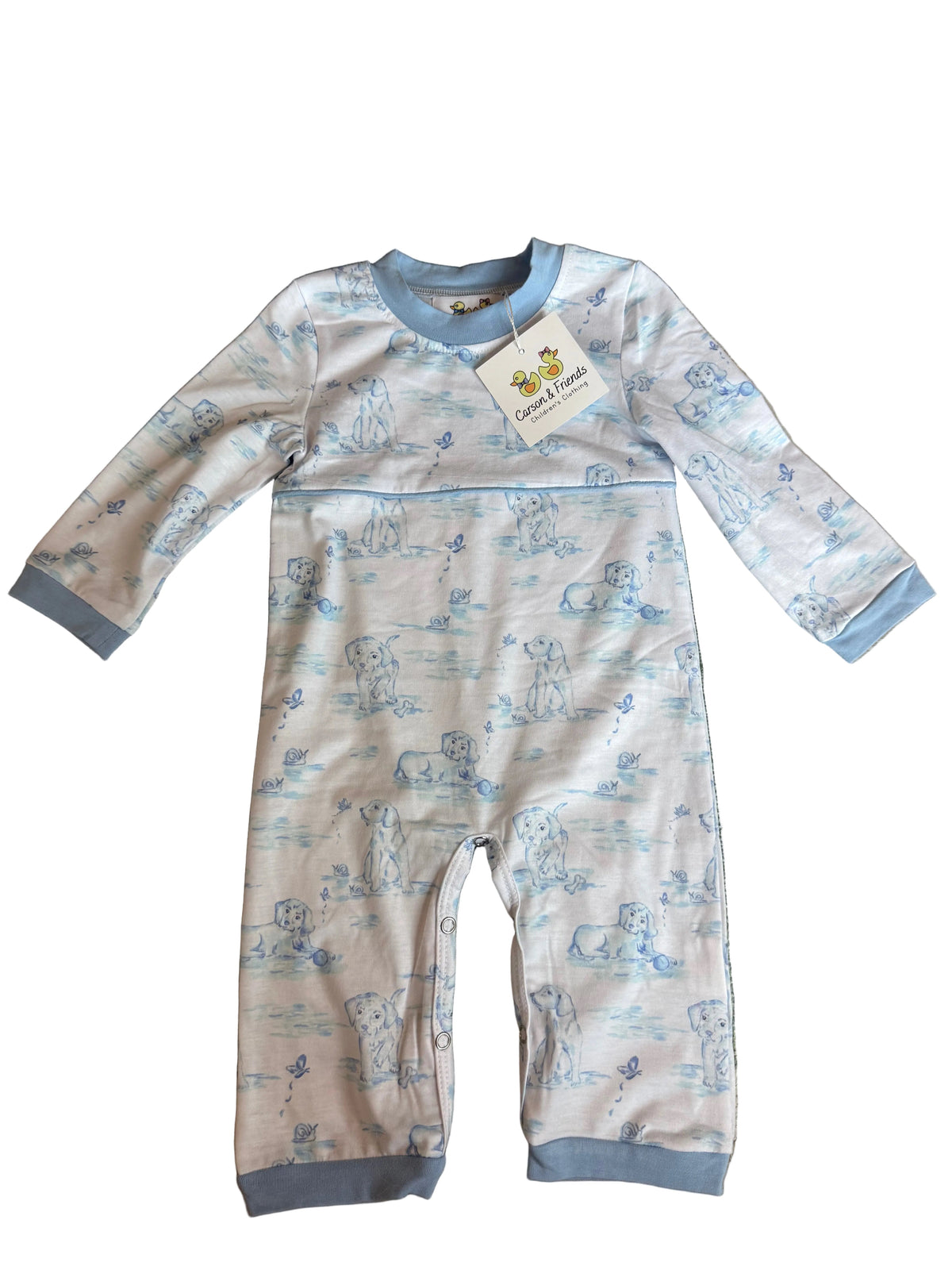Carson and Friends Snips & Snails Baby Romper