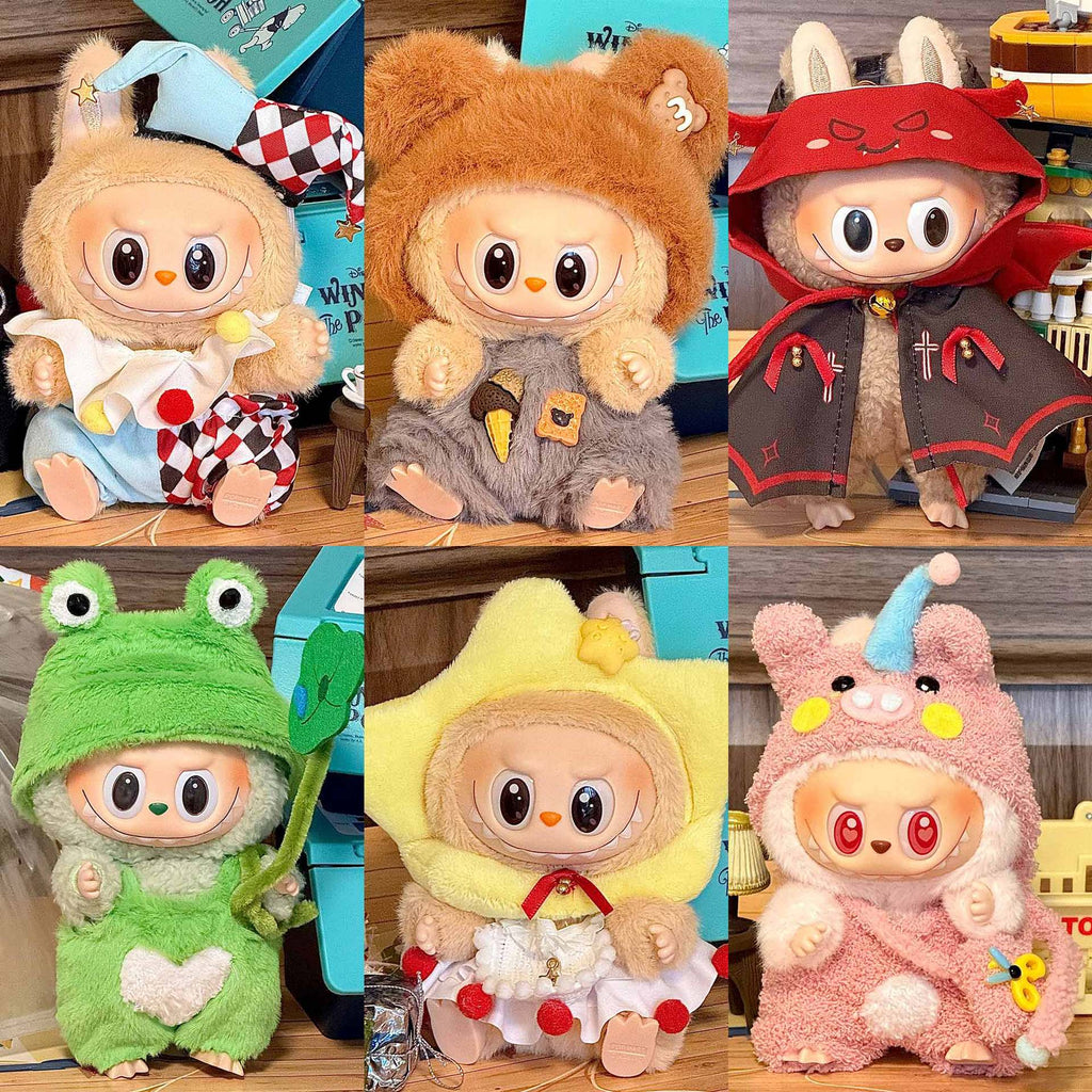 Labubu Party Outfits for Generation 1 & 2 Figures