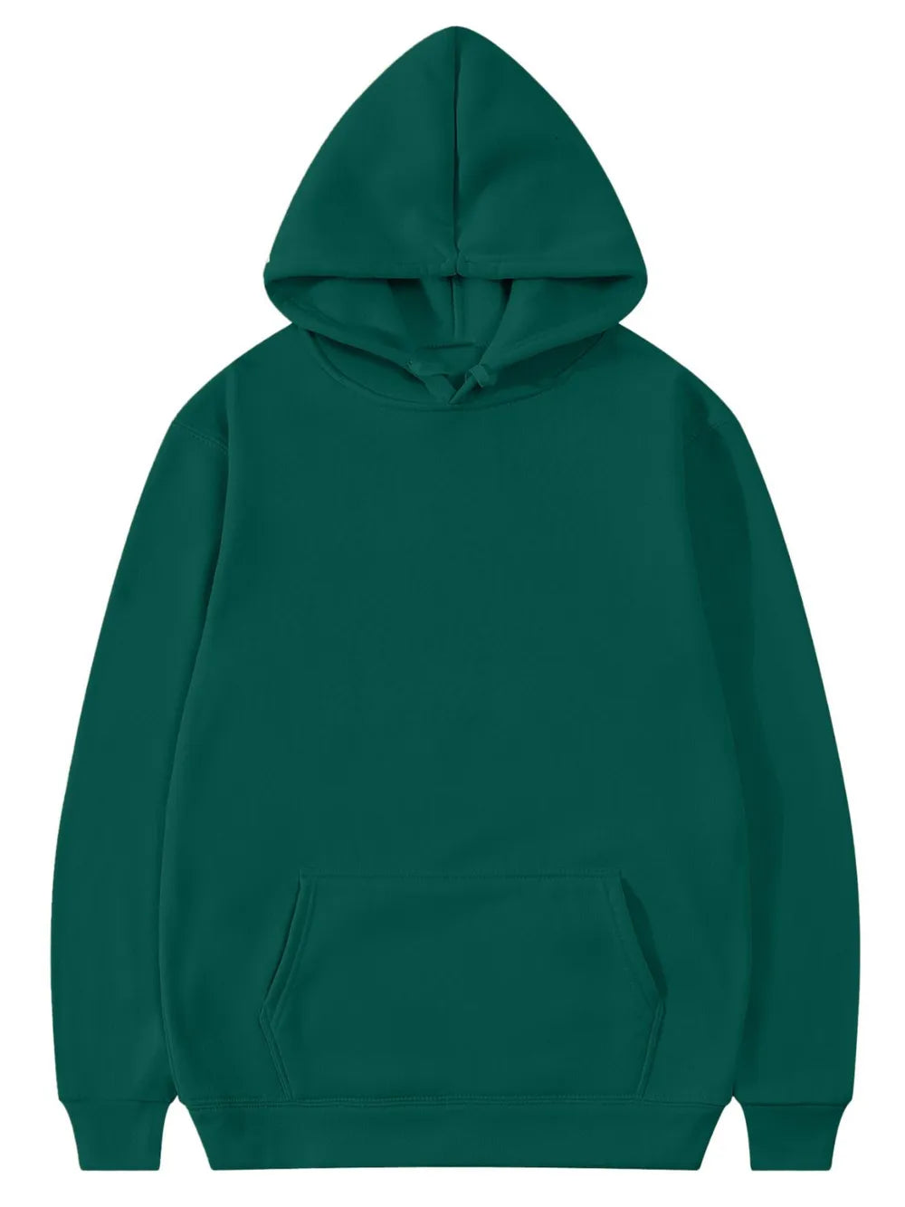 Men's Plus Size Kangaroo-Pocket Hoodie