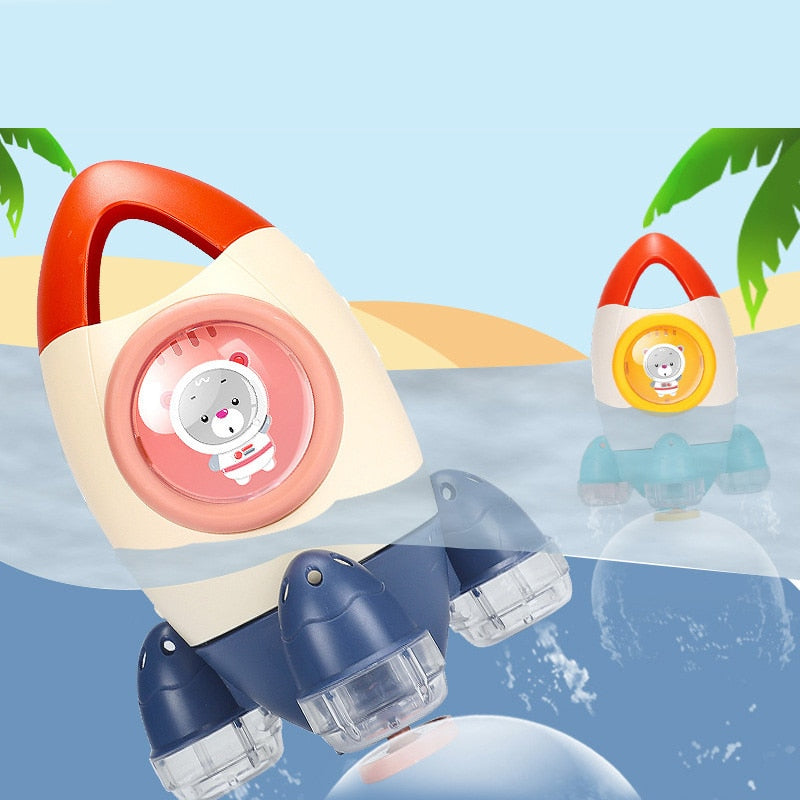 Rocket Water-Spray Bath Toy
