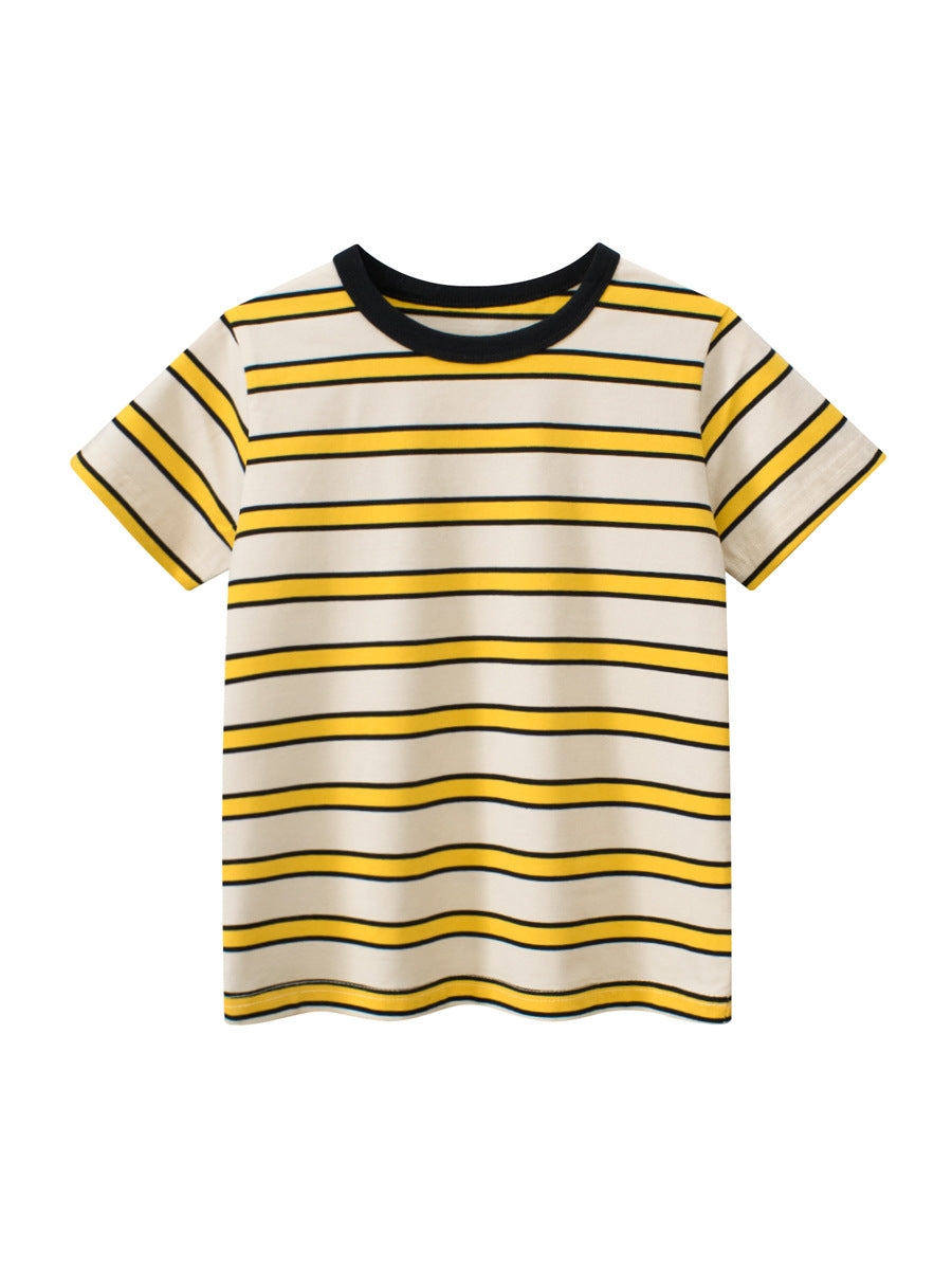 Boys’ Striped Short-Sleeve T-Shirt