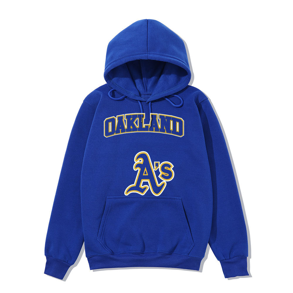 Unisex Plus Size Printed Pullover Hoodie