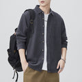 Men's Plus Size Corduroy Shirt Jacket