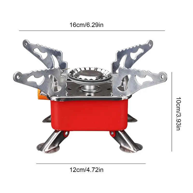 Foldable Windproof Backpacking Gas Stove