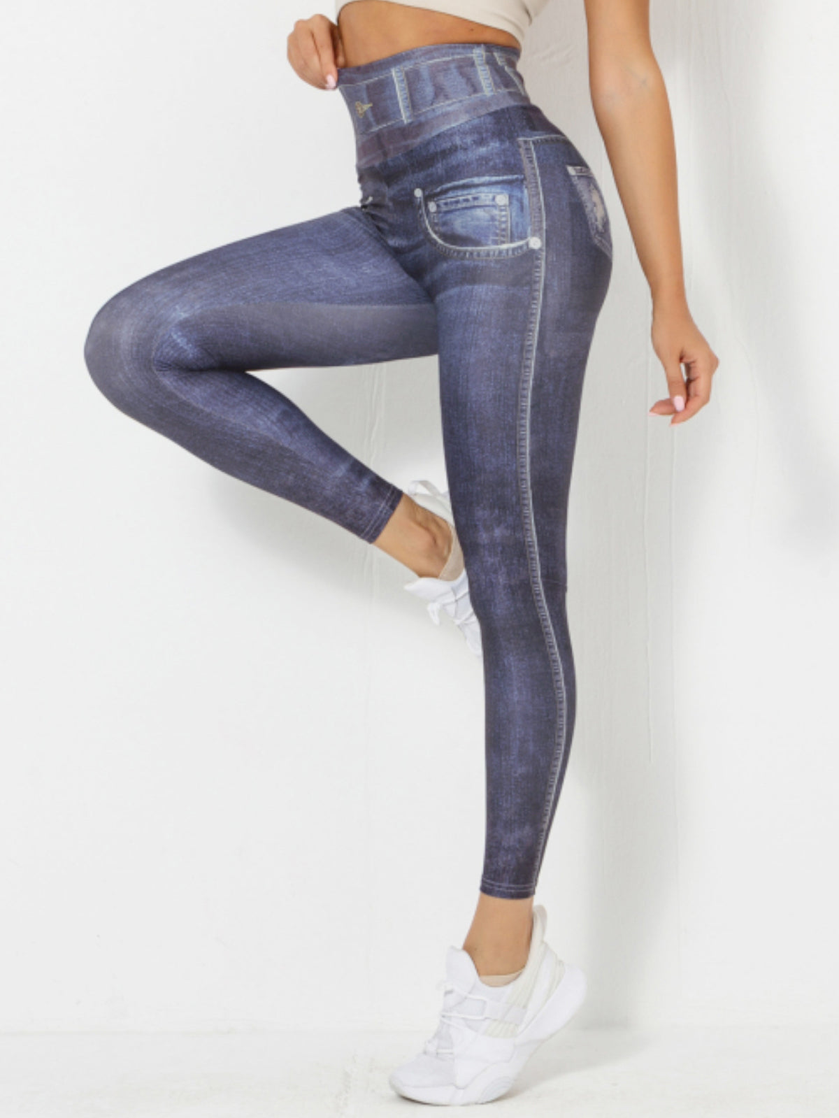 Denim Yoga Pants