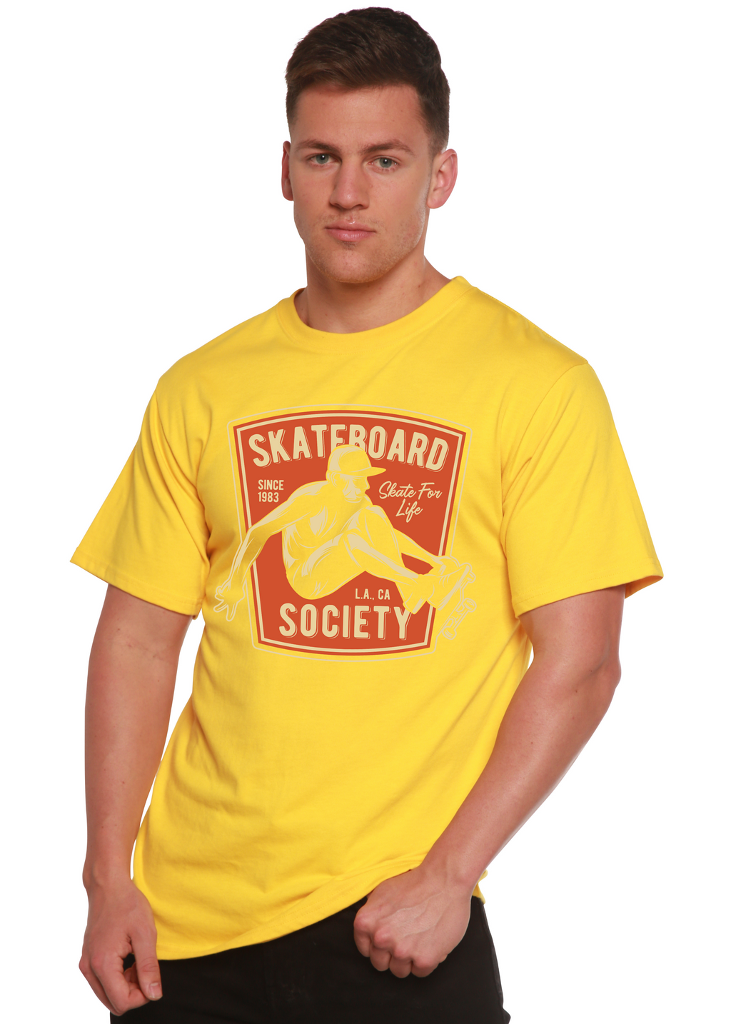 Men's Skateboard Society Bamboo-Blend T-Shirt
