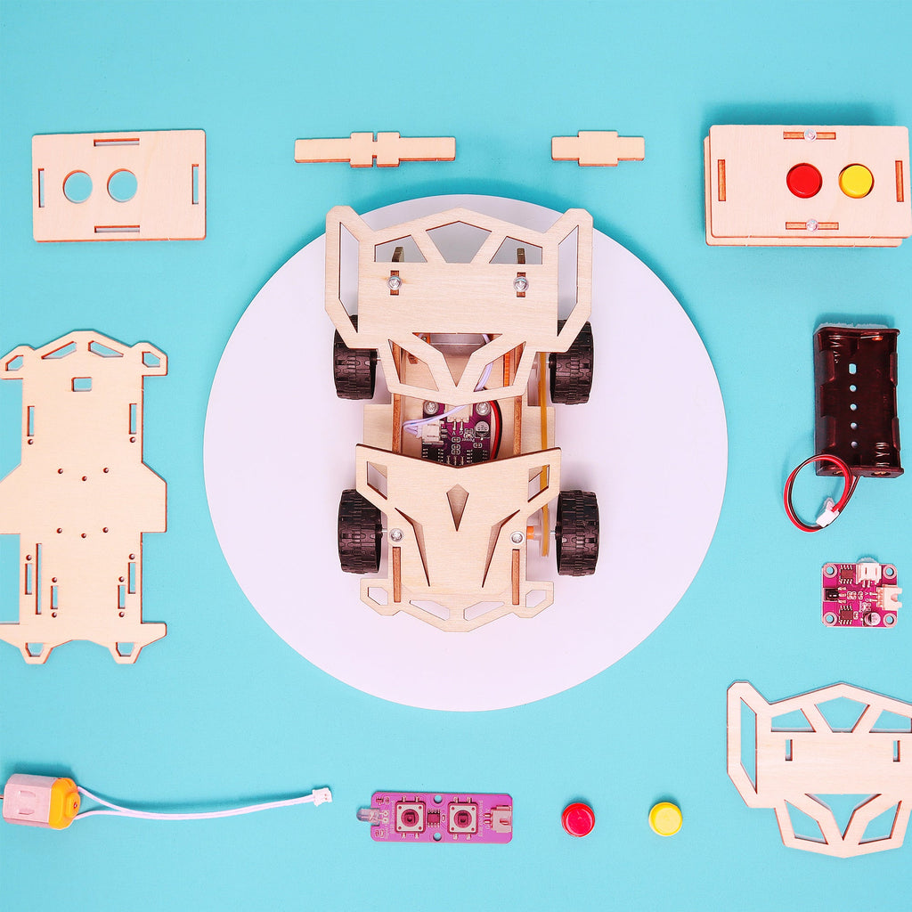 Infrared Remote-Control DIY Car STEM Kit