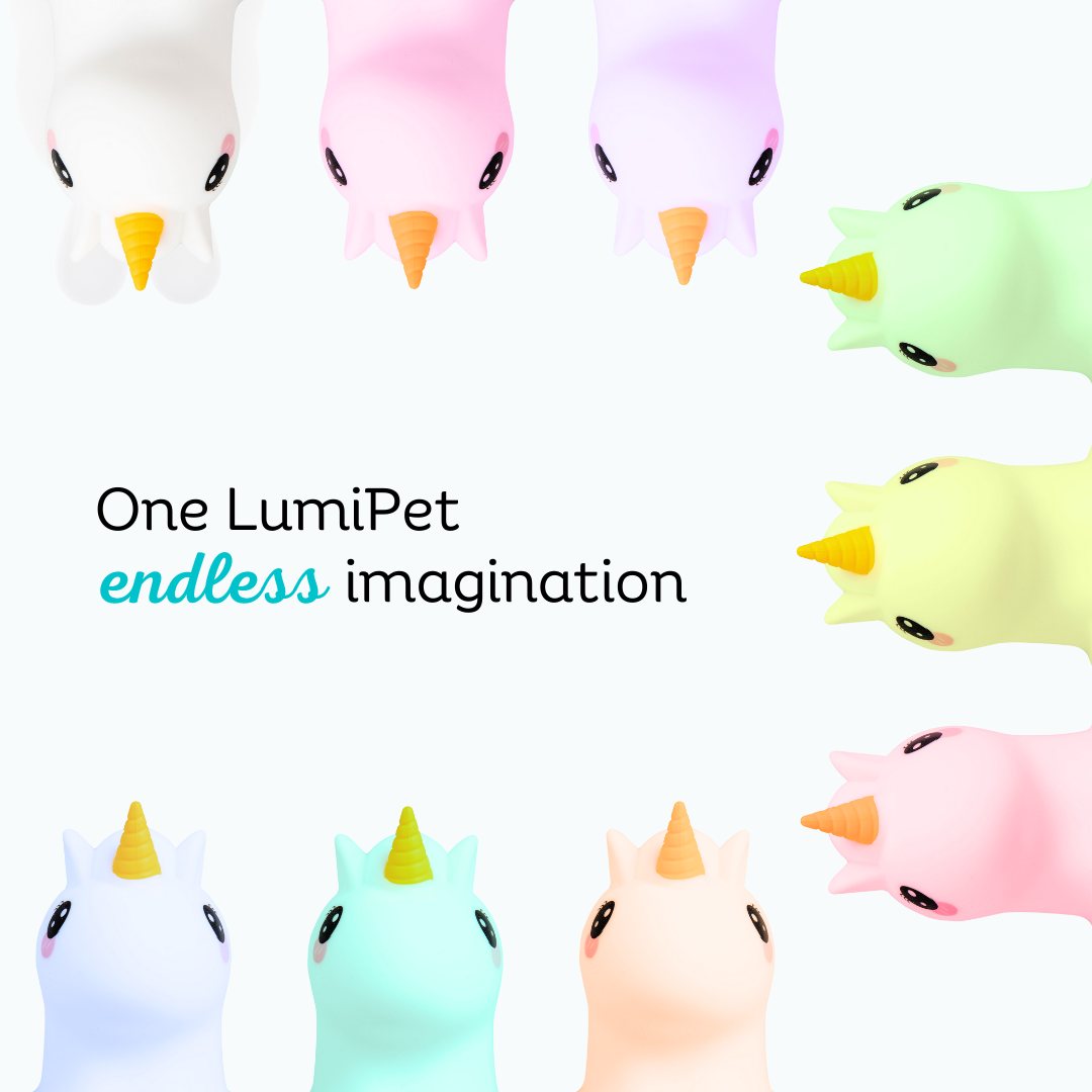 LumiPets Unicorn Soft Silicone Night Light