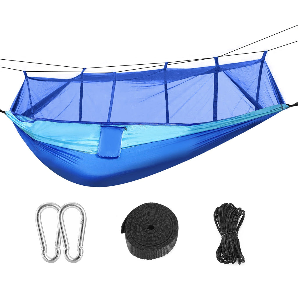 2-Person Camping Hammock with Mosquito Net — 600 lb Capacity