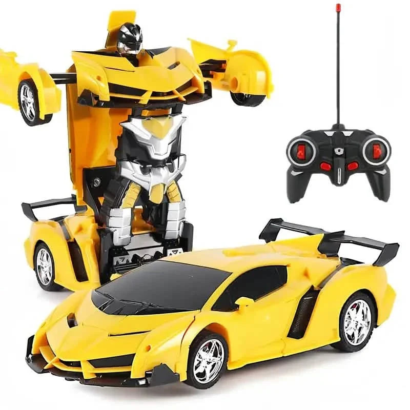 1:18 Transforming RC Robot Car with LED Lights