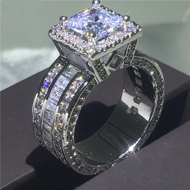 Women's Silver-Color Statement Ring