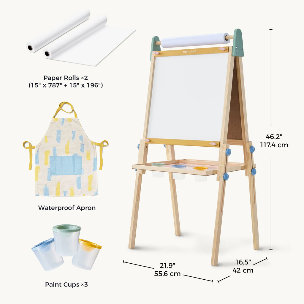 Tiny Land 3-in-1 Art Easel for Kids