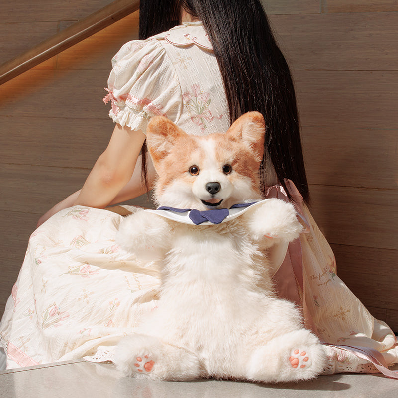 Corgi Plush Backpack