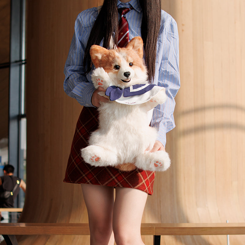Corgi Plush Backpack