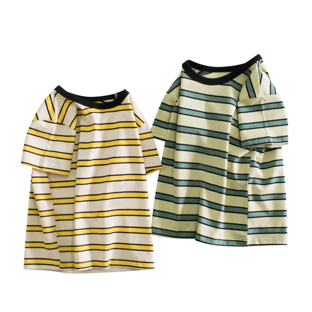Boys’ Striped Short-Sleeve T-Shirt