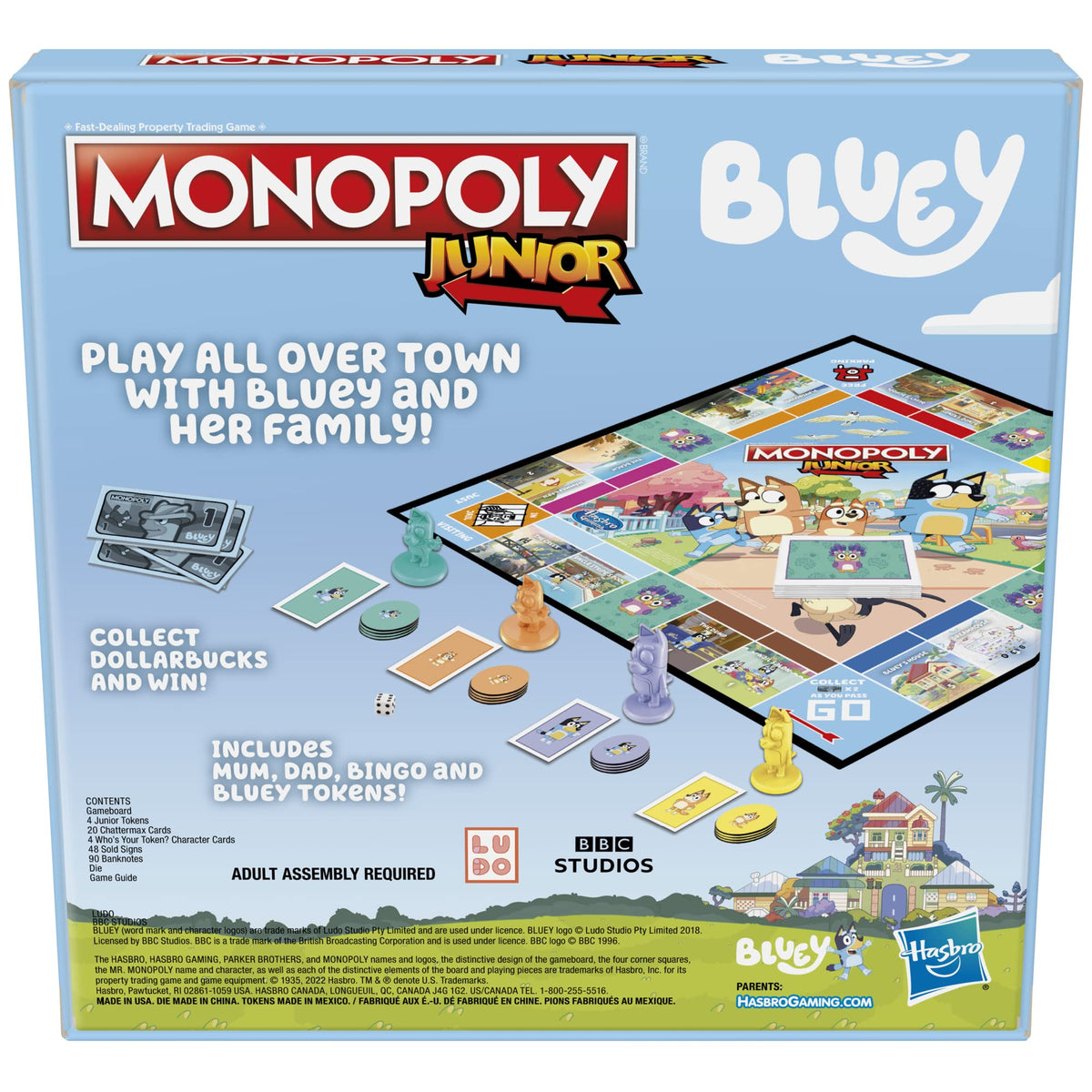 Bluey Monopoly Junior Board Game — Special Edition
