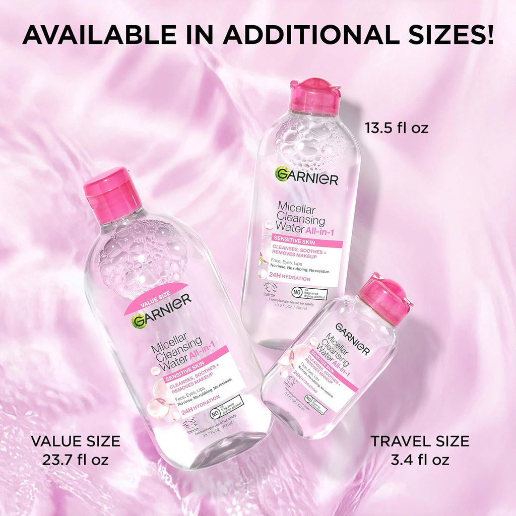 Garnier All-in-1 Micellar Cleansing Water, 3.4 fl oz