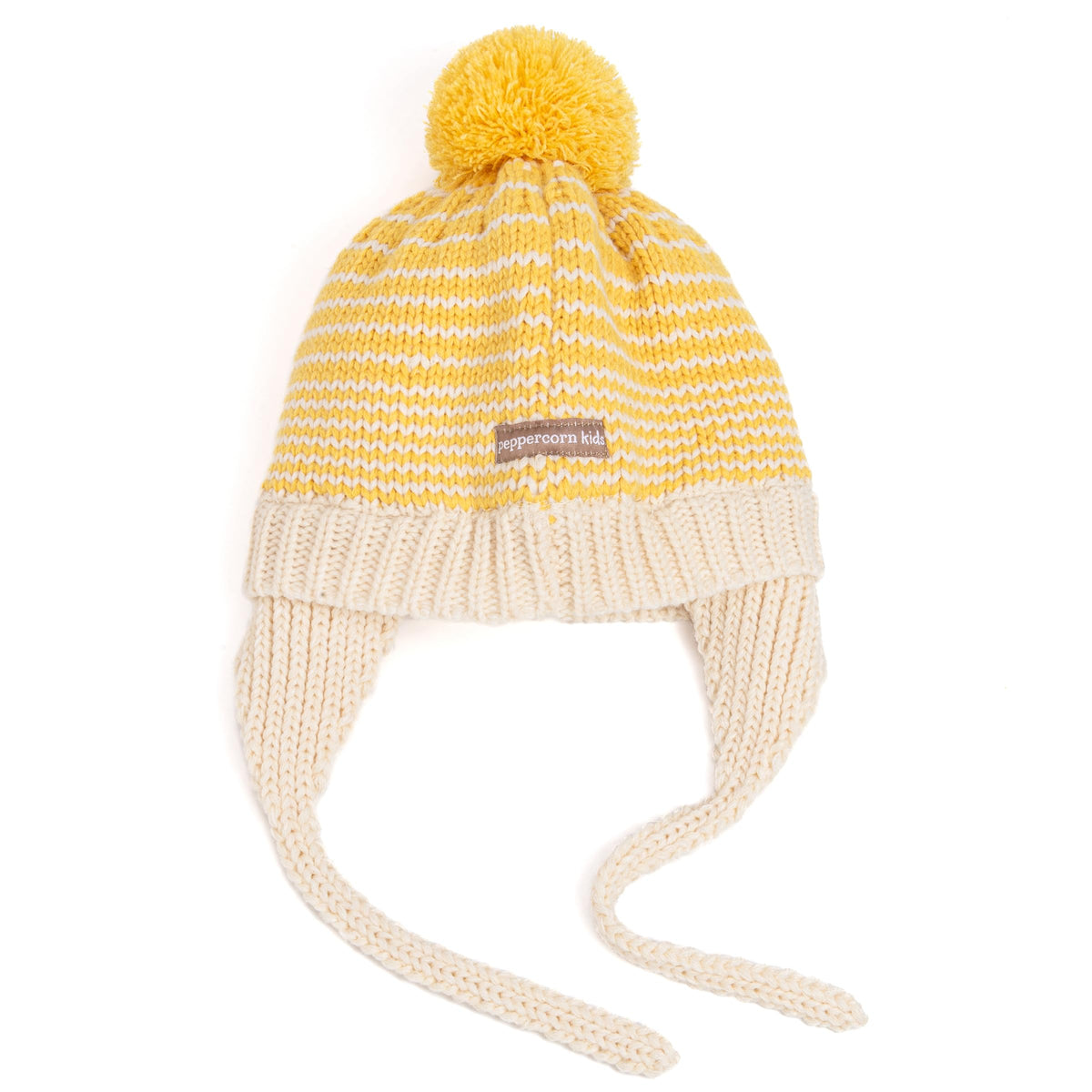 Kids’ Knit Earflap Beanie with Ties, Ages 2–6