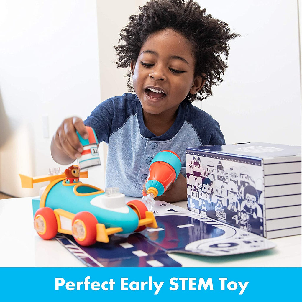Kids' STEM Drill Go-Kart Building Toy Set
