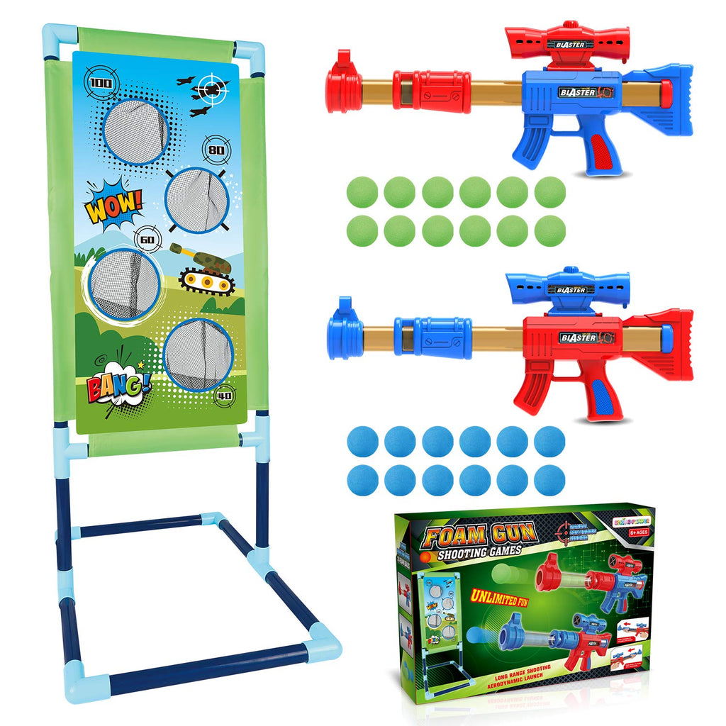 Family Foam Shooting Game — Nerf Compatible