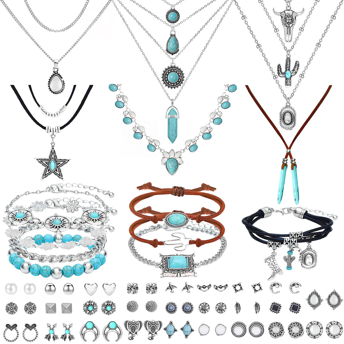 Multi-Piece Gold-Tone Jewelry Gift Set