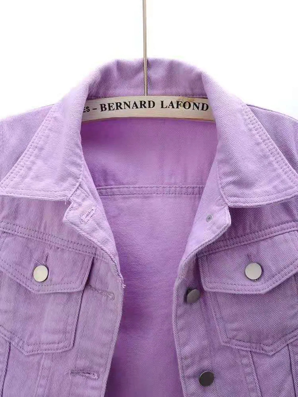 Women's Plus Size Cropped Denim Jacket