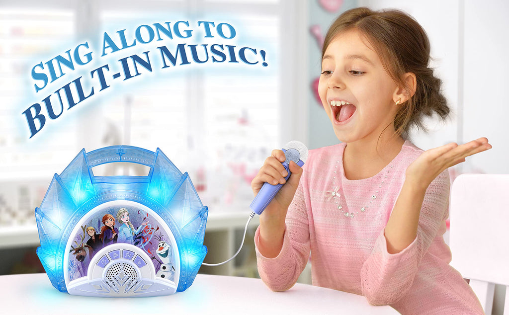 Kids' Boombox Karaoke Machine with Wired Microphone