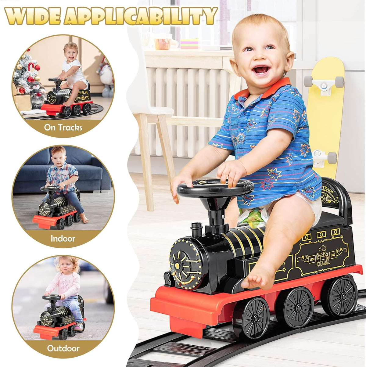 Rollplay Steam Ride-On Train