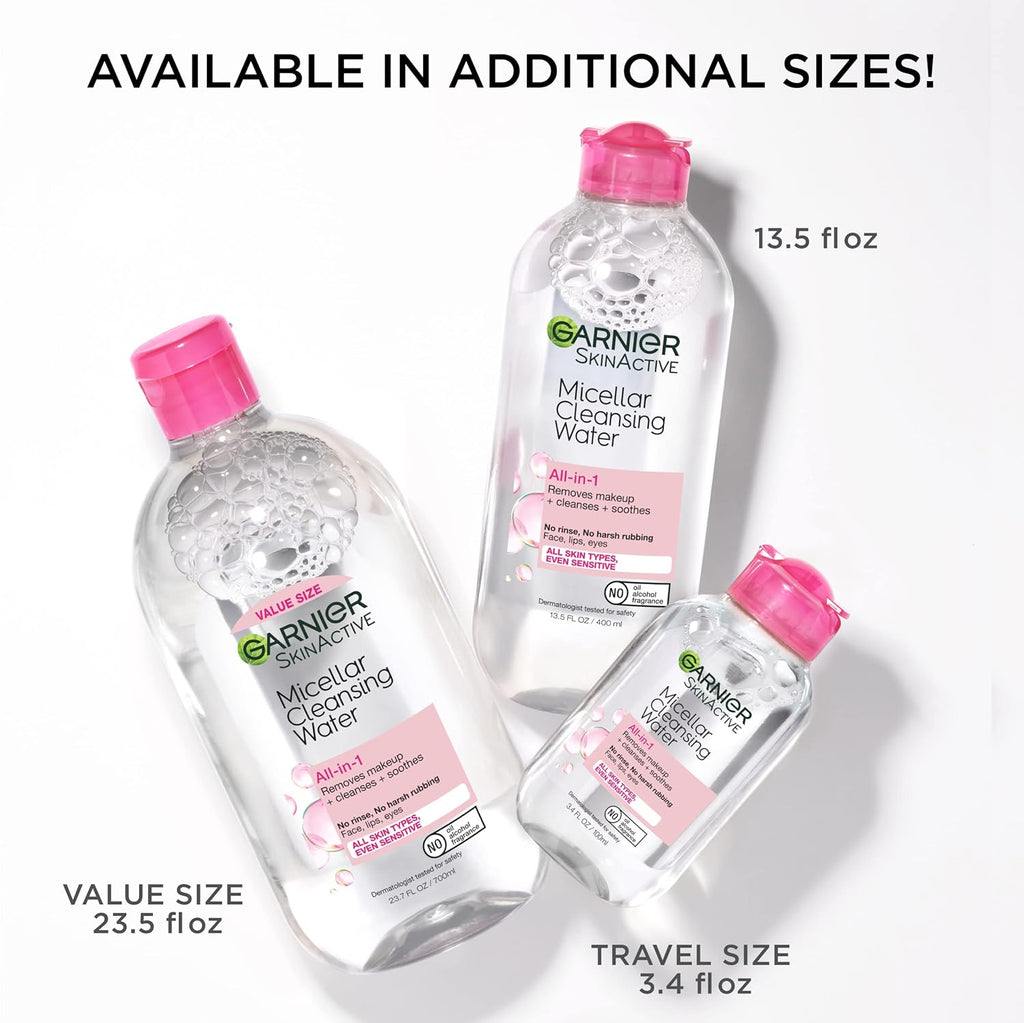 Garnier All-in-1 Micellar Cleansing Water, 3.4 fl oz