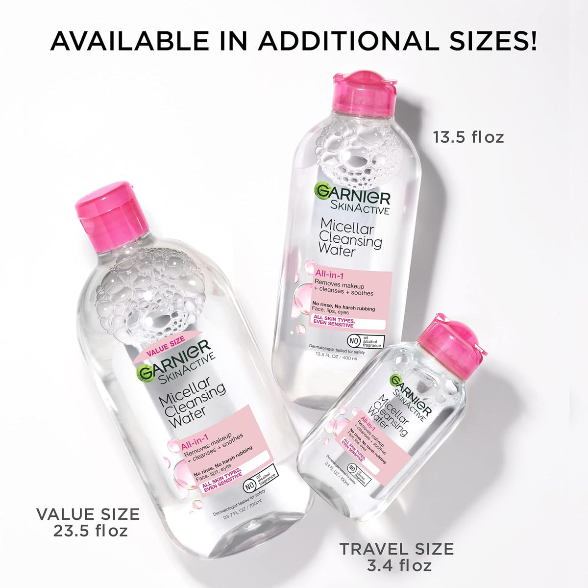 Garnier All-in-1 Micellar Cleansing Water, 3.4 fl oz