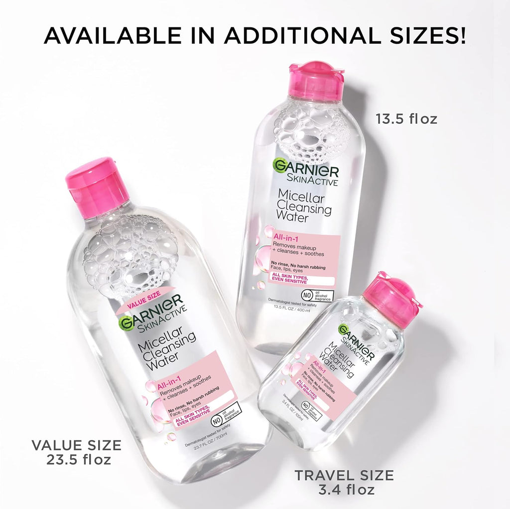 Garnier All-in-1 Micellar Cleansing Water, 3.4 fl oz