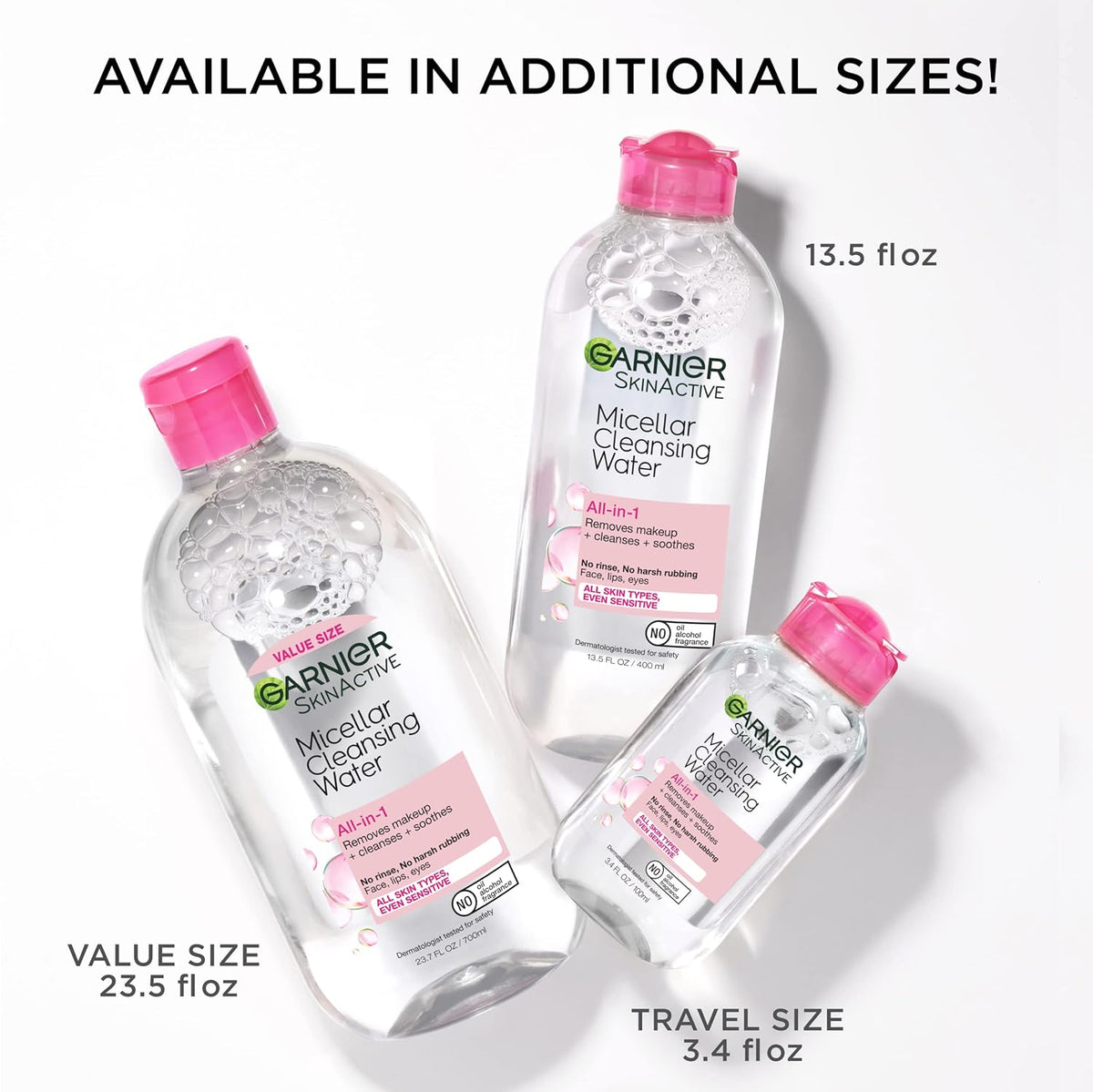 Garnier All-in-1 Micellar Cleansing Water, 3.4 fl oz